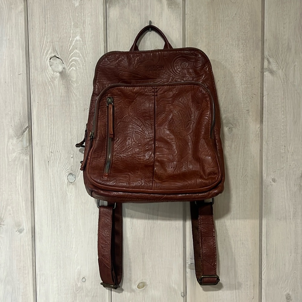 American Leather Co Backpack Purse